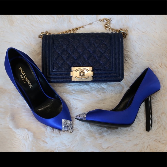 saint laurent tower pumps